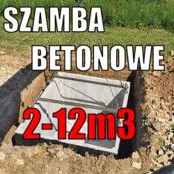 Zbiorniki betonowe Betonowe-Szamba 12m3 Zbiorniki betonowe