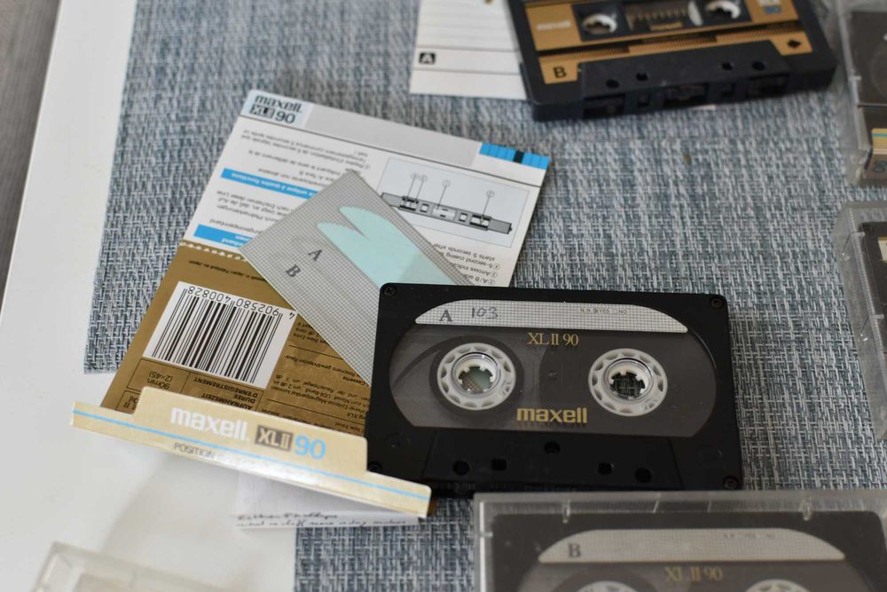 6x Kaseta MAXELL XLII 90
