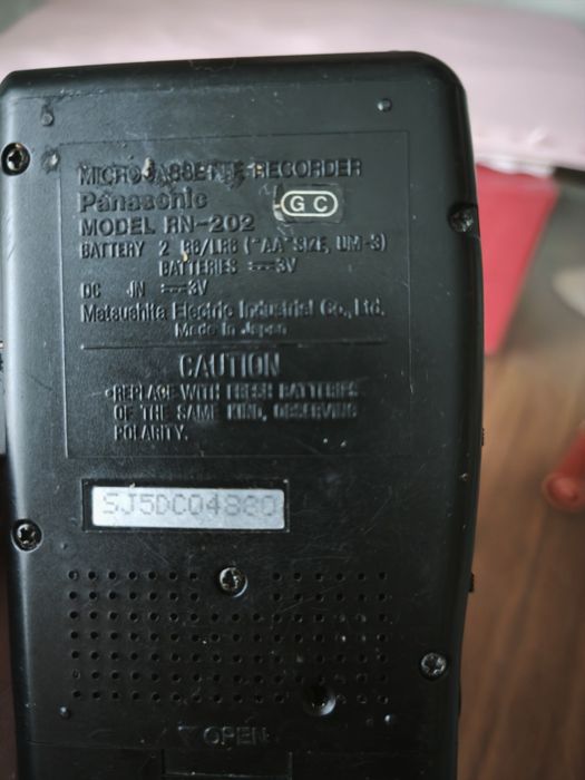 портативный микрокассетный диктофон Panasonic