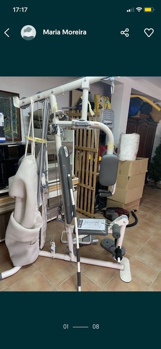 Máquina de musculação multifunções