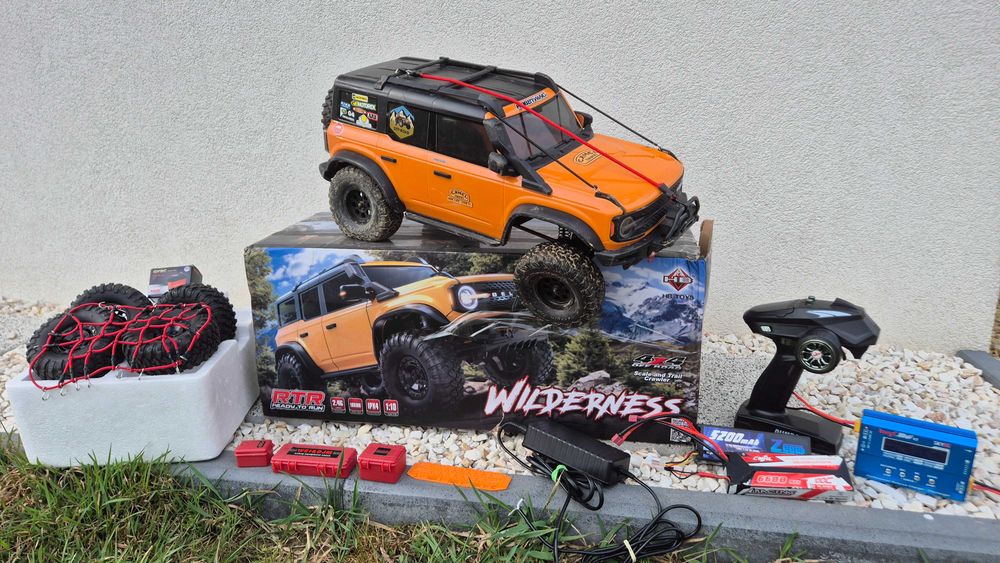 HB Toys Beluga R1001 RTR 1/10 RC Trial Dodatki, Ładowarka, Pakiety ...