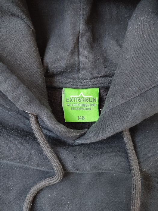 Czarna bluza Extrarun bawełniana 146
