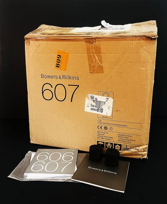 Kolumny B&W Bowers & Wilkins 607 - hifi -podstawkowe, oryginalne kartony