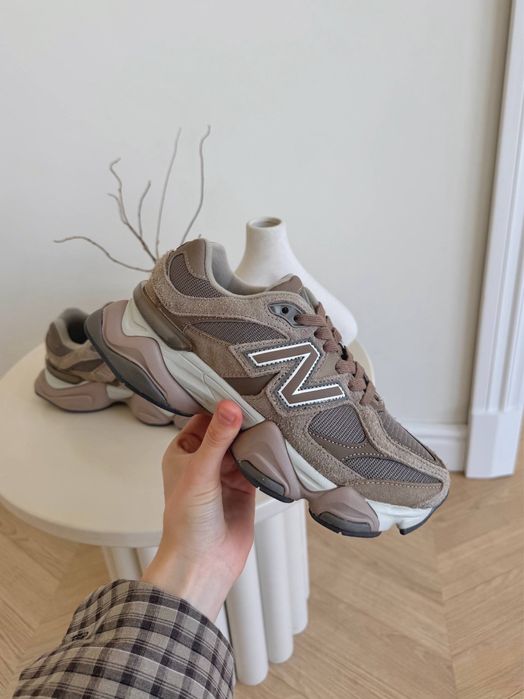 Жіночі кросівки New Balance 9060 Brown нью баланс корисневі