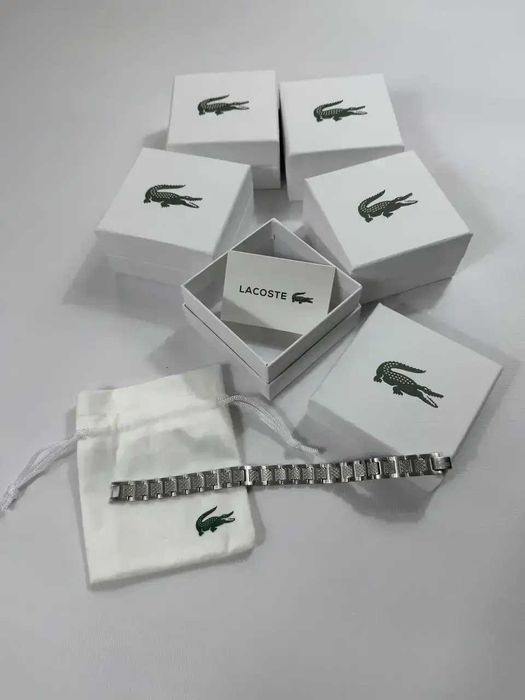Чоловічий браслет Lacoste - Подарункове пакування, браслет із нержавіючої сталі