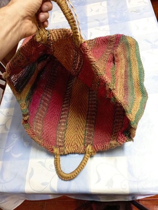 Saco de ráfia compras praia