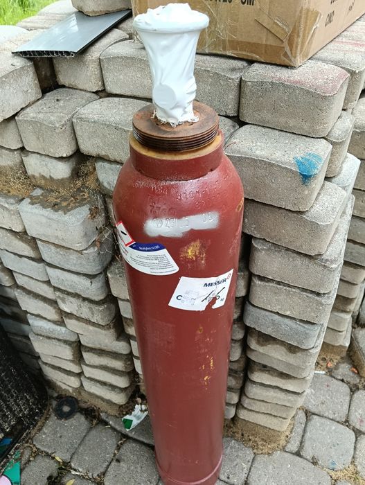 Mały acetylen pełny z legalizacją