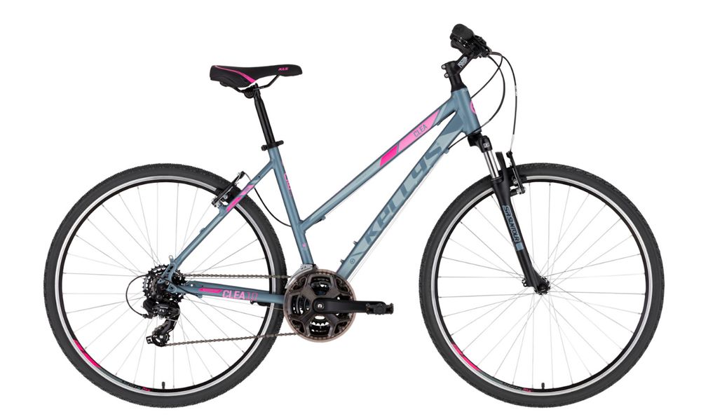 Rower crossowy Kellys CLEA 10 Grey Pink - sklep Śląsk