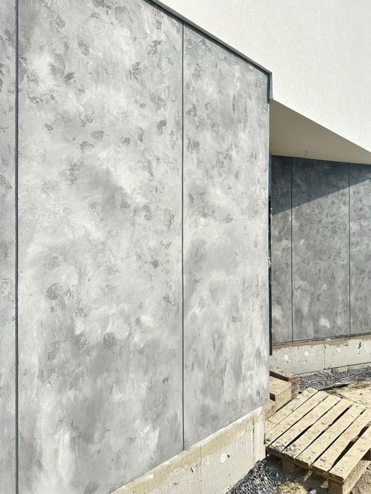 ELEWACJA Beton architektoniczny tynk zewnetrzny dekoracyjny rdza