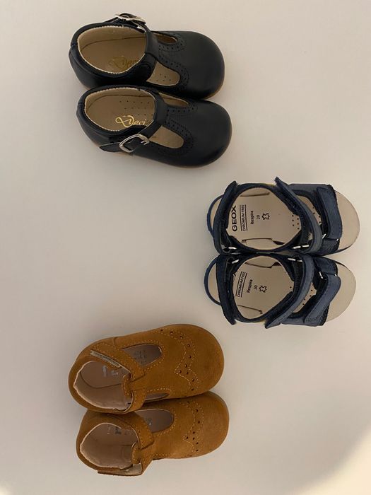 3 pares de Calçado para Bebé