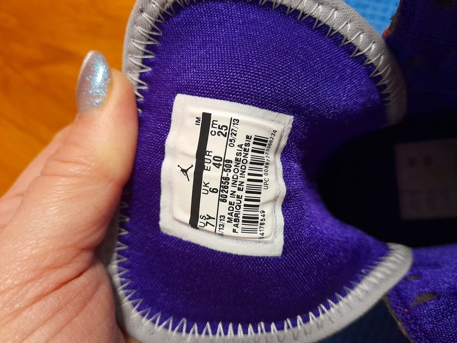 Баскетбольные высокие кеды кроссовки Nike Jordan 1 GS, 40(25 см)