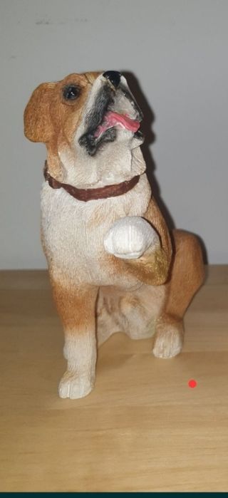 Cães Boxer Snoopy mealheiro de louça antigo