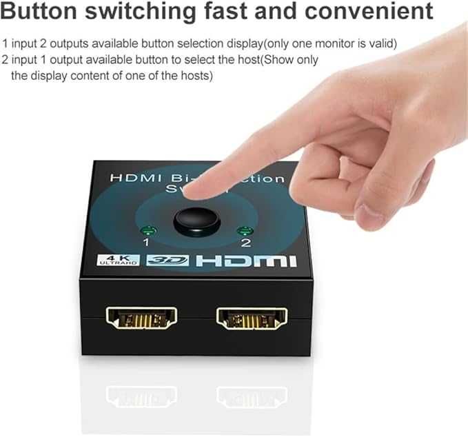 4K 60Hz HDMI Switch Splitter Rozdzielacz Sygnału 493
