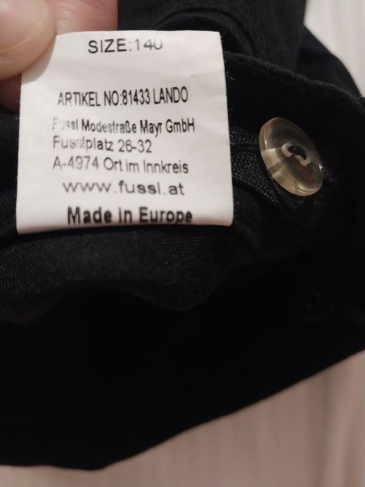 Новые черные брюки hydro на 10 лет