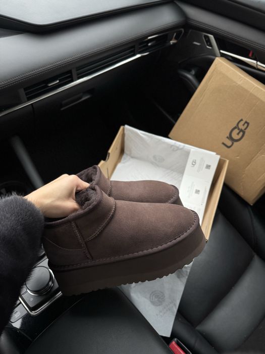 UGG Ultra Mini Chocolate (угги) повністю натуральні 37 розмір