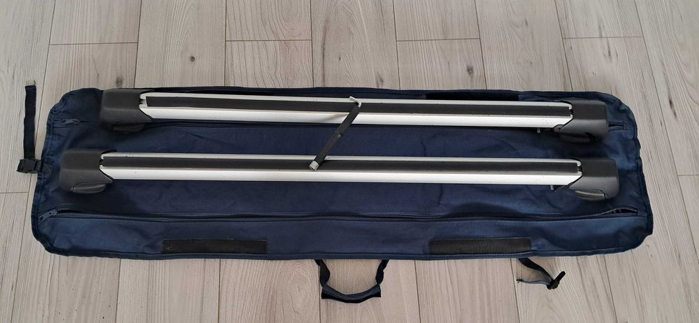 Oryginalny bagażnik VW na relingi Passat B6 B7, Skoda Octavia
