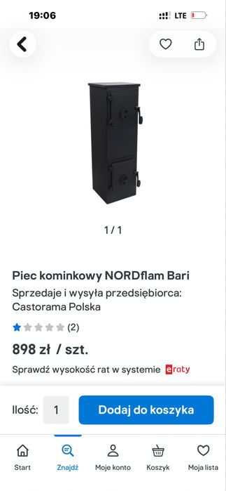 Piec koza kominek