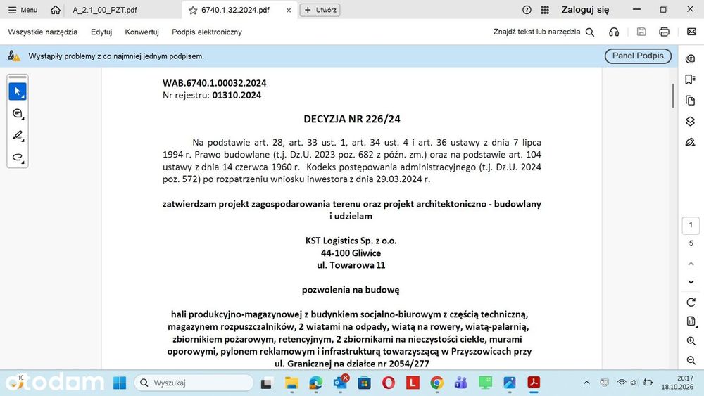 Działka przemysłowa budowlana 8399 m² strefa Gliwice /Przyszowice - Więcej