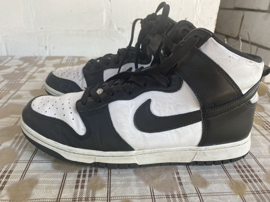 Кроівки Nike high dunk retro black whit size 44,5/28.5 оригінал