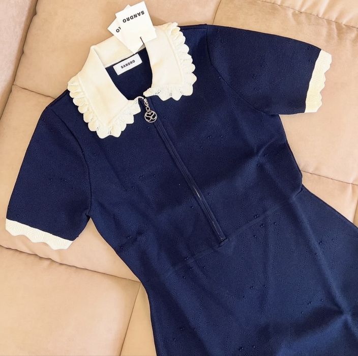 Sandro сукня синього кольору