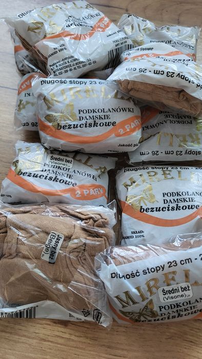 Podkolanówki zestaw 12 szt
