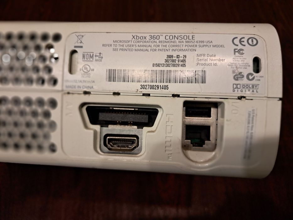XBOX 360 konsola Stan techniczny nieznany