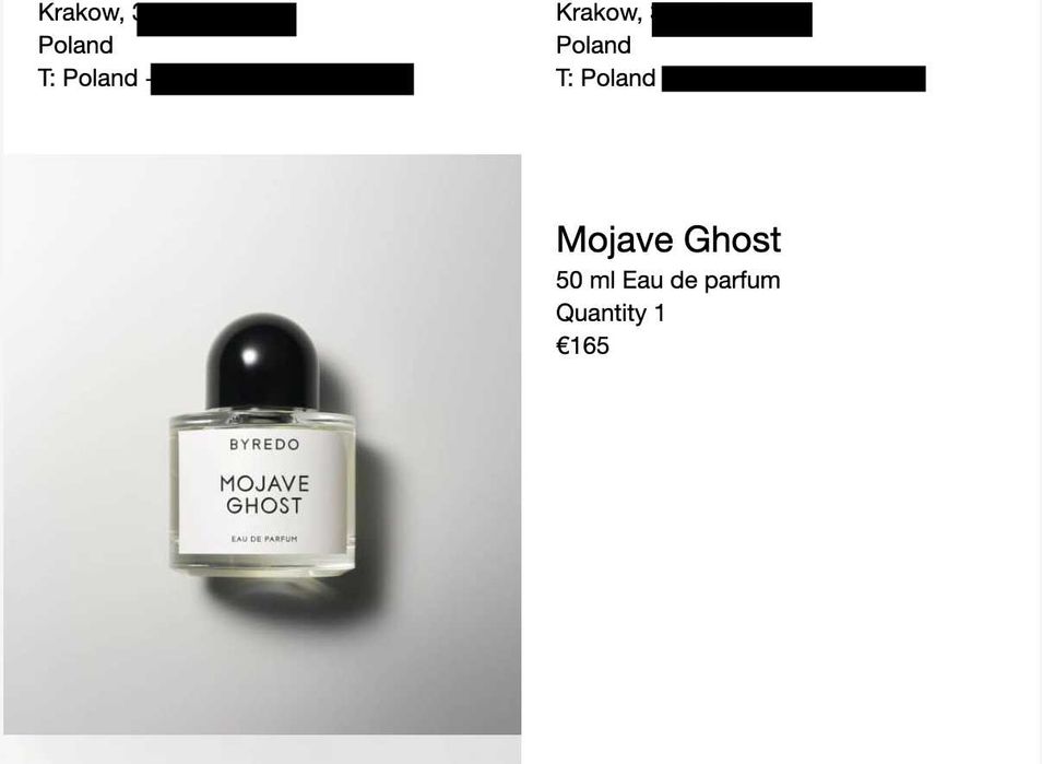 Byredo Mojave Ghost 50 ml