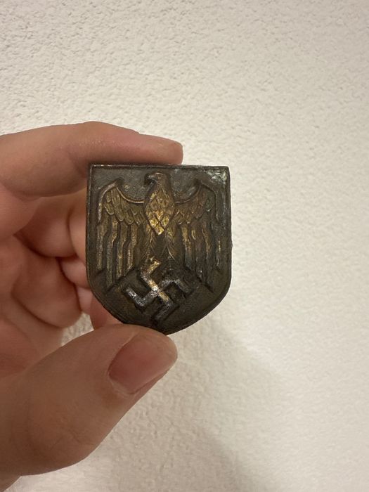 Emblema de capacete da Afrikakorps 3Reich ww2