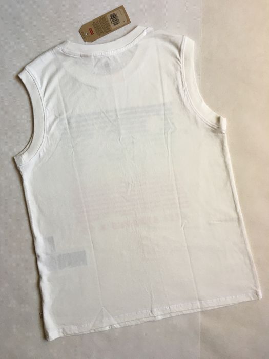 LEVI’S koszulka tank top cream S 36 damska logo summer