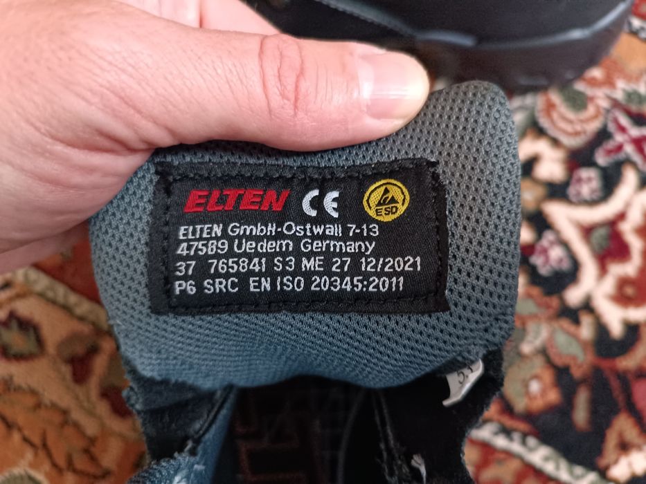 Захисне взуття робочі черевики з захистом ELTEN шкіра