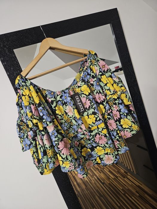 Nowa bluzka hiszpanka boohoo plus size