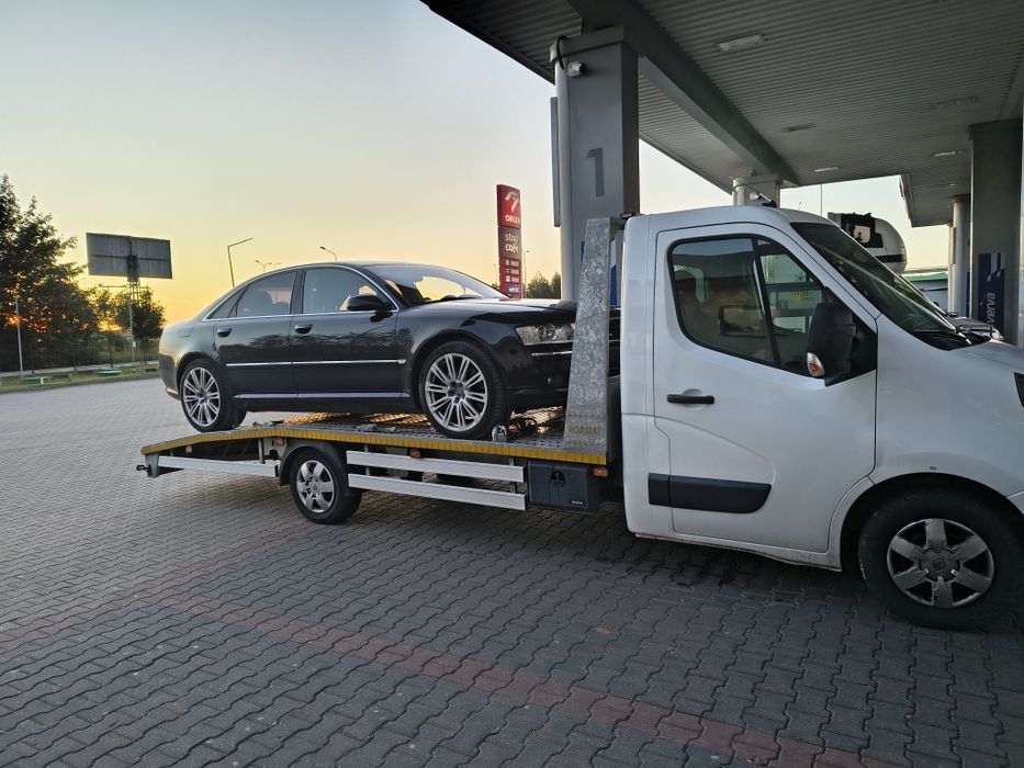 Pomoc drogowa autolawetą transport maszyn