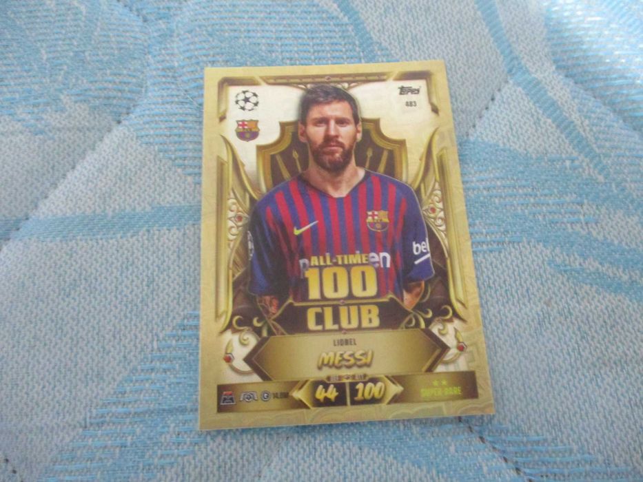 topps match attax 2026/27 dourado messi