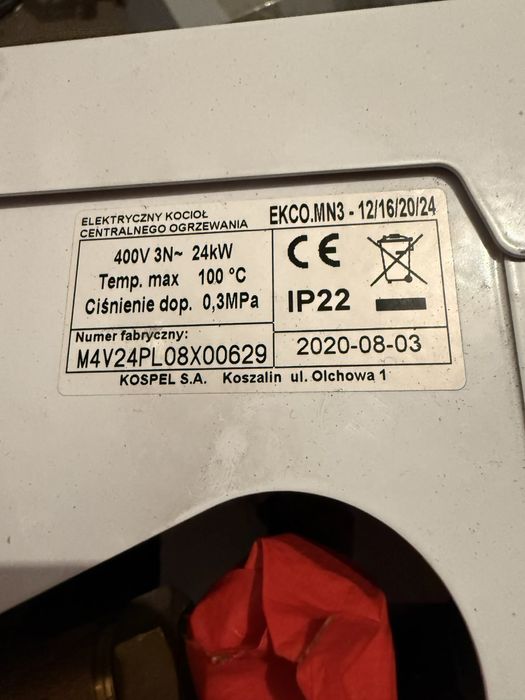 Piec Kospel kocioł elektryczny 24kW + moduł internetowy