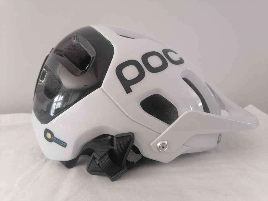 Kask rowerowy Poc Tectal Race Spin Hydrogen White Black XS/S 51-54cm