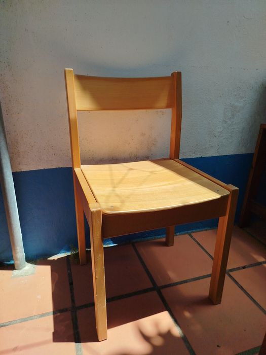 Cadeiras de madeira