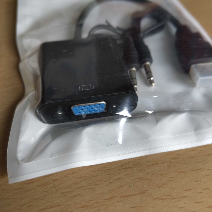 Conversor Adaptador Hdmi para Vga com Áudio