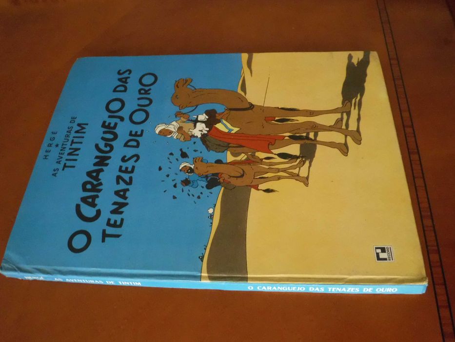 Tintim e as Tenazes de Ouro (capa dura - Record)