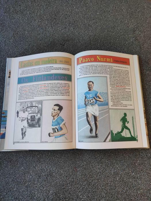 Livro Vintage Ilustrado: Jogos Olímpicos