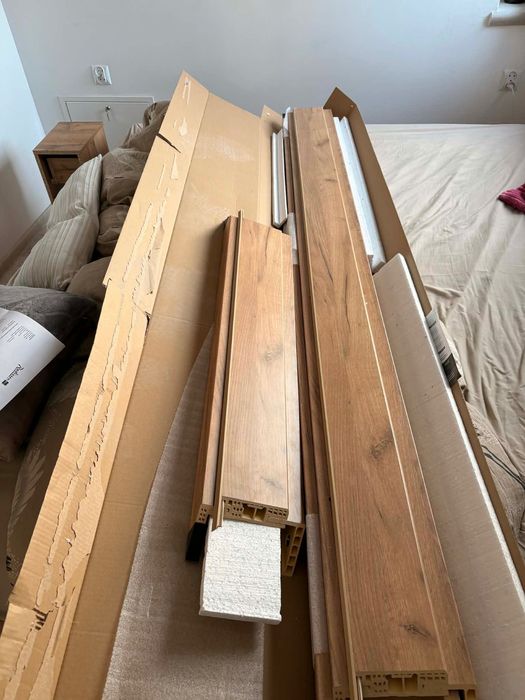 Nowa ościeżnica PORTA 80 prawa dąb craft złoty | 120–160 mm