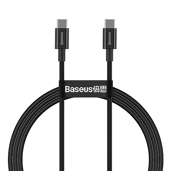 Kabel Baseus CATYS-B01 USB-C - USB-C PD QC FCP 100W 5A 480Mb/s 1m - cz