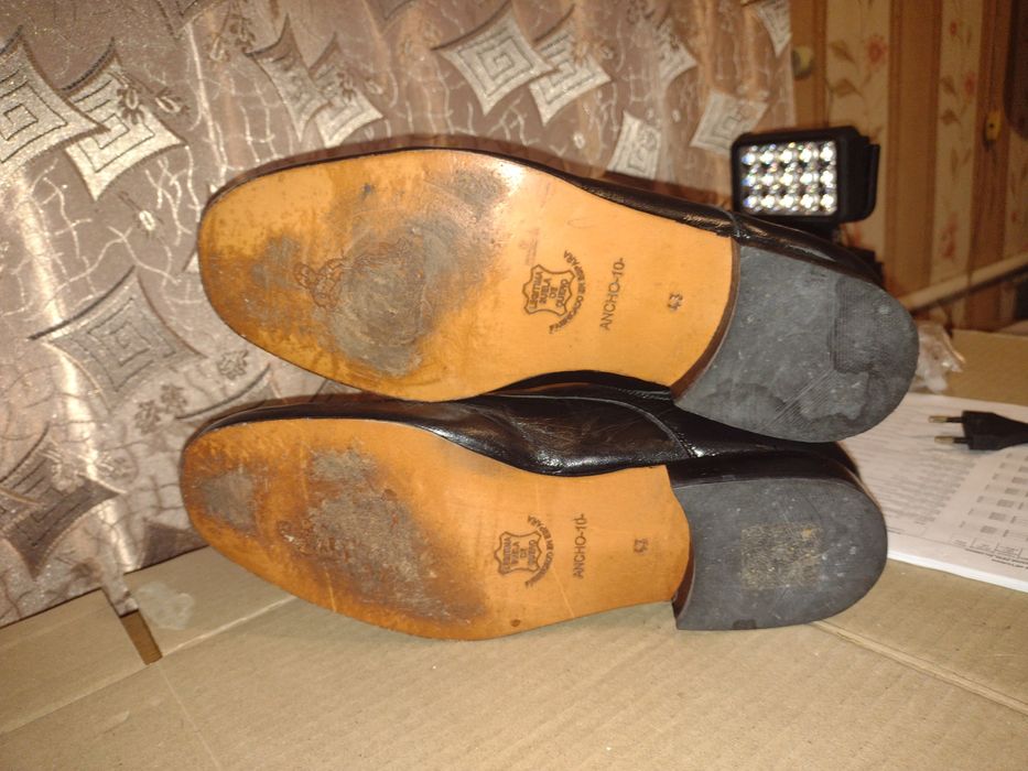 Туфлі класичні.  ANCHO, натуральна шкіра, розмір  42(28), Іспанія.