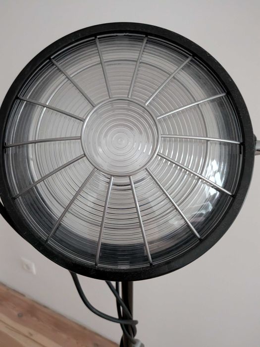 IKEA SVARTNORA – industrialna lampa podłogowa loft, czarna