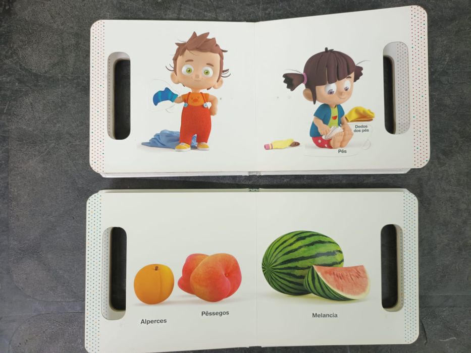 Livros Coleção ' As Minhas Primeiras Palavras ' Corpo Humano e As Frutas