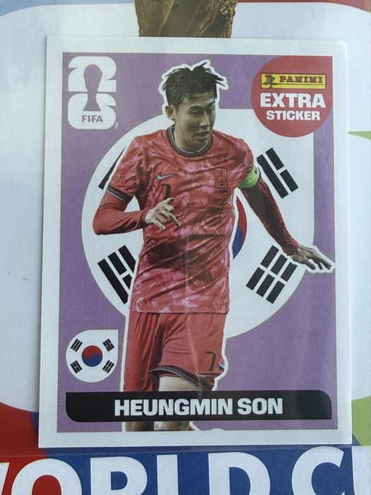 Panini World Cup 2026 Extra Sticker - Doku, Valverde, Pulisic, Davies, Son, Jimenez