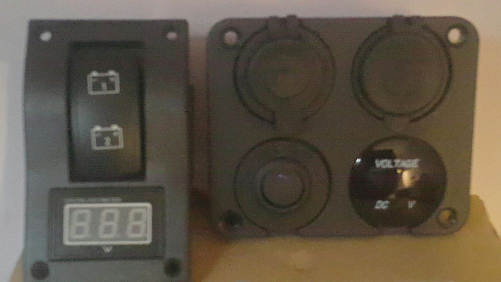 Panel łódź kamper przełącznik tester ładowania akumulatora