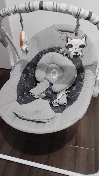 Leżaczek bujaczek Lionelo Ruben Grey