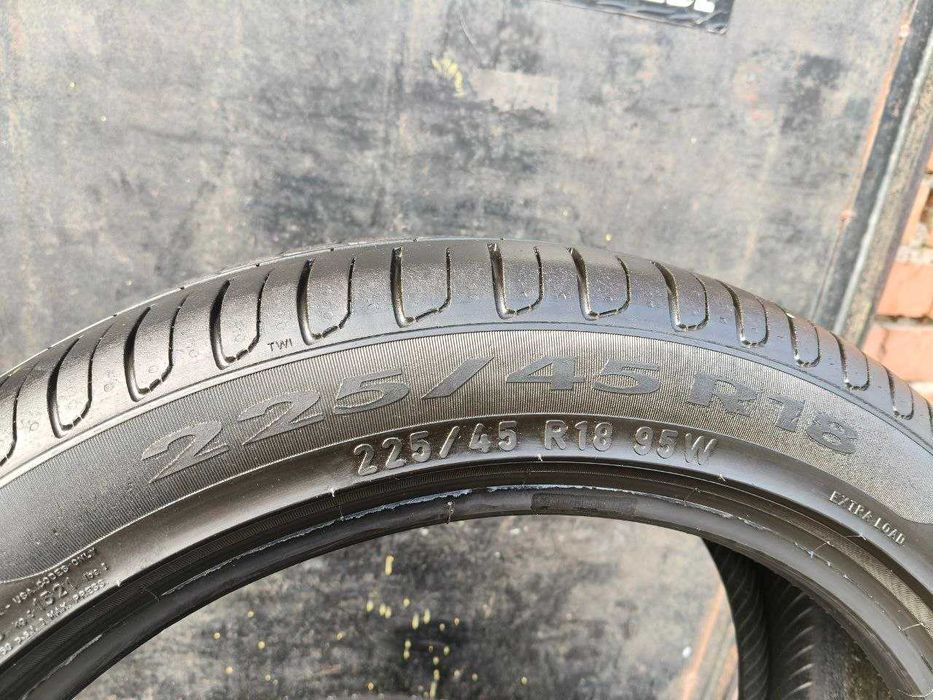 Pirelli Cinturatto P7 225/45r18 95W Extra Load 4шт, пара 5,5мм пара 6,7мм, ЛЕТО. Привезены из Германии