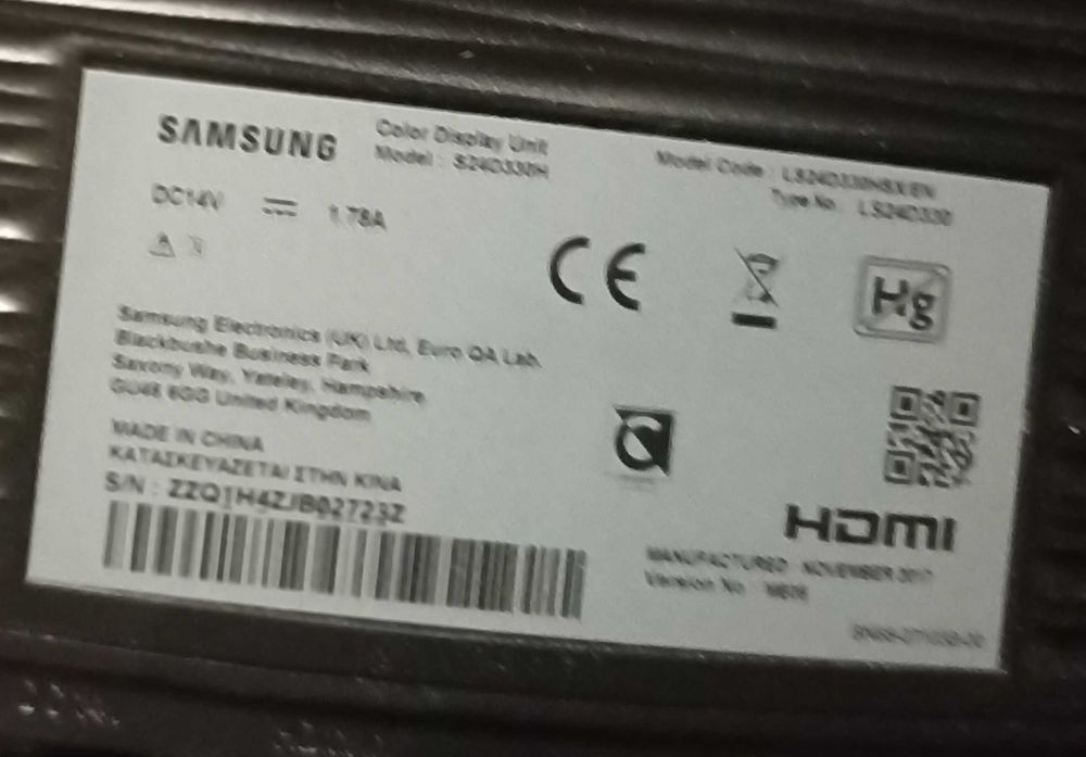 Monitor  Samsung  24 cale , led