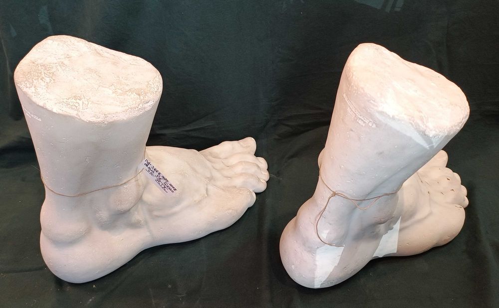 Pés Gesso Patinado Séc XIX Atelier Soulage